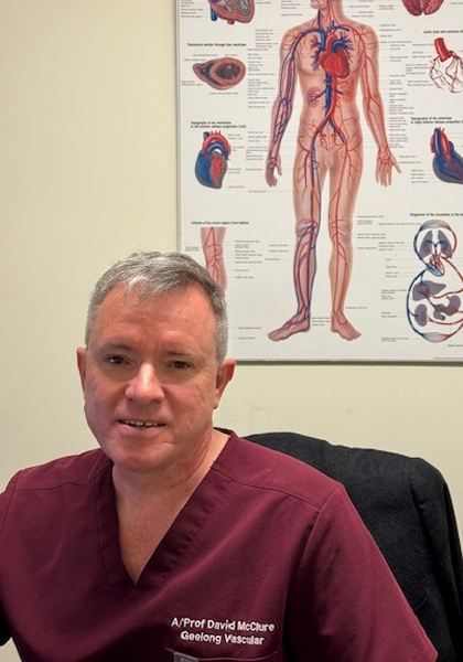 Associate Professor David McClure, Geelong Vein Specialist & Vascular Surgeon